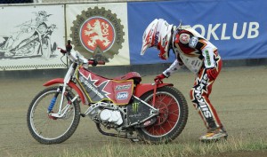 Michal Baštecký zůstal jednou stát s poruchou motocyklu