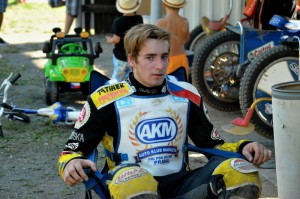 Z tváře Michala Škurly se dá vyčíst, jaké vedro ve Svitavách panovalo