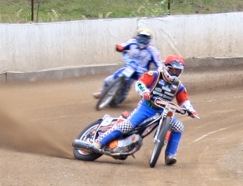 Karel Kadlec na snímku se Svitav vodá Krzyzstofa Pikusu