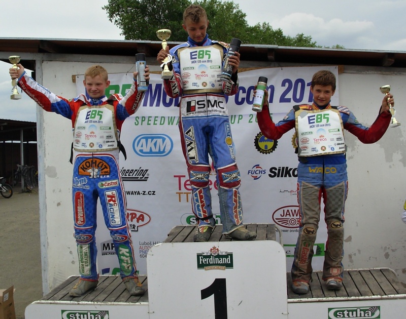 Zleva Petr Chlupáč, Filip Šifalda a Max Troidl