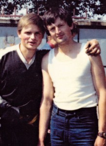 Alexander Kopecký (vpravo) a Věroslav Kollert počátkem osmdesátých let