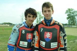 S Michalem Tomkou (vlevo) skončili pátí v českém šampionátu juniorských družstev