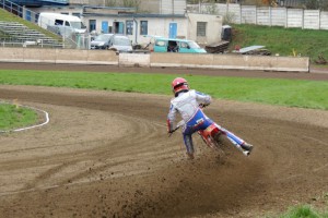 Milan Dobiáš na ovále, kam přespříští víkend zavítá Speedway Mini Cup