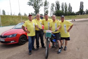 Realizační tým Štancl Speedway Academy: zleva Václav Buřič, Antonín Vilde, Jiří Štancl, Jaroslav Šůs a Miroslav Rosůlek