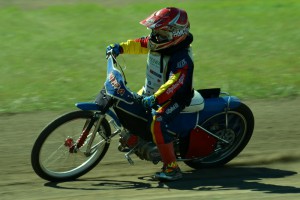 David Gacksch si prošel ostrým debutem se stopětadvacítkou při Speedway Mini Cupu