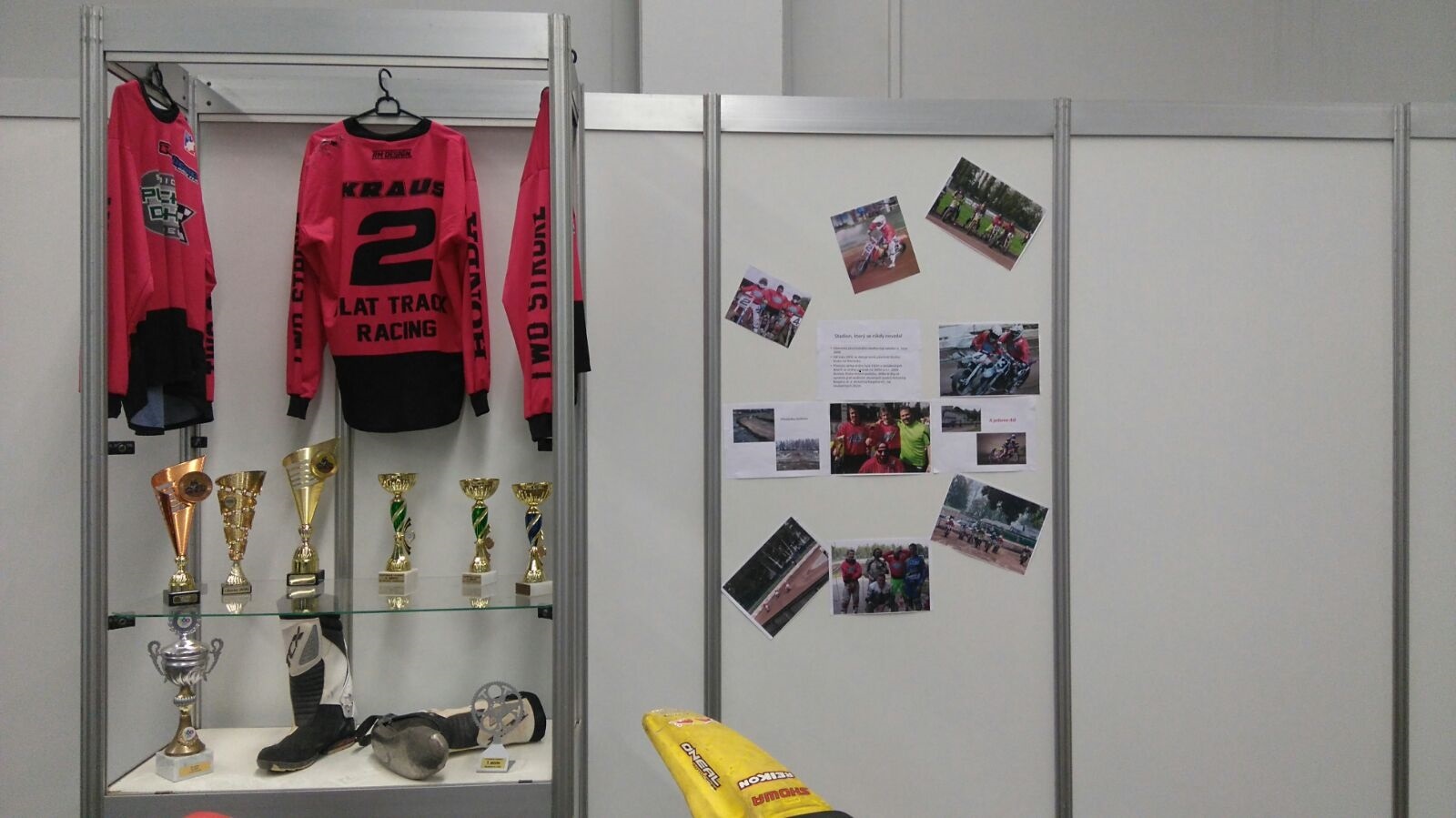 Ještě jednou liberecký flat track na výstavě Rychlá kola