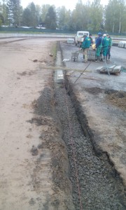 Na libereckém stadiónu se pracovalo