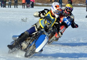 David Lizák - na snímku před Radkem Hutlou - vytovří tandem s Robertem Růžičkou