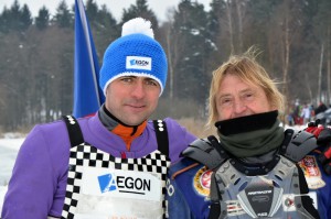 Lukáš Volejník (vlevo) s Janem Klauzem vyhráli závod družstev