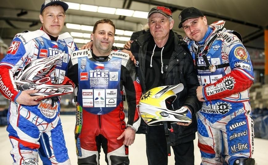 Lukáš Hutla, Andrej Diviš, Antonín Klatovský a Jan Klatovský v Inzellu