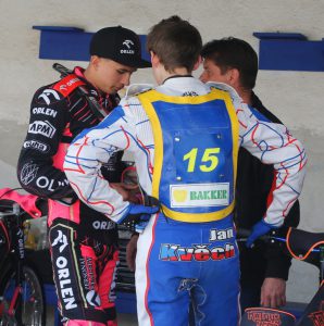 Ve slánském depu s Adamem Bubbou Bednářem a Tomášem Topinkou | foto Pavel Fišer