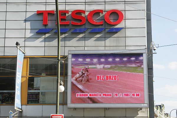 Reklamní kampaň jede v metropoli na plné obrátky.