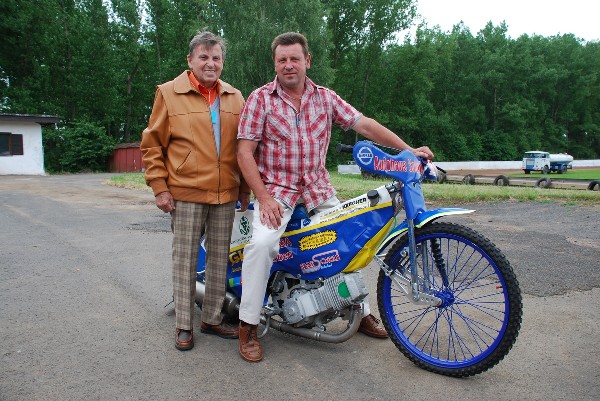 Jiří Štancl se svým otcem.