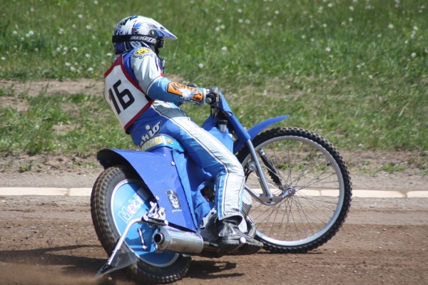 René Vidner v akci.