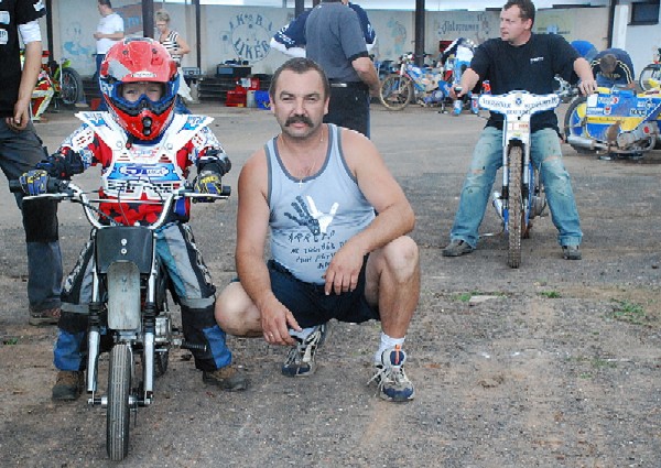 Ladislav Šifalda se synem během předloňského Memoriálu Jiřího Hurycha.
