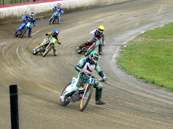 Michaela Krupičková na čele jedné z rozjížděk.