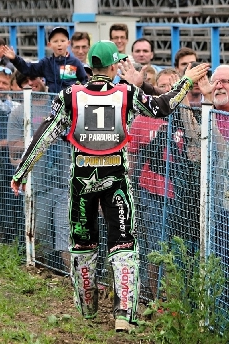 Tradiční pardubická děkovačka.