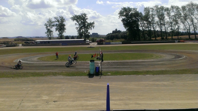 Panoráma divišovské dráhy.